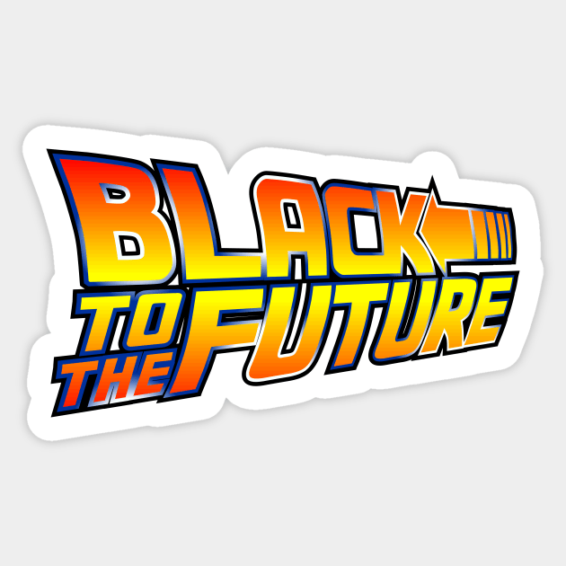 McSuperfly Special (Black the the Future) V3 Sticker by BtnkDRMS